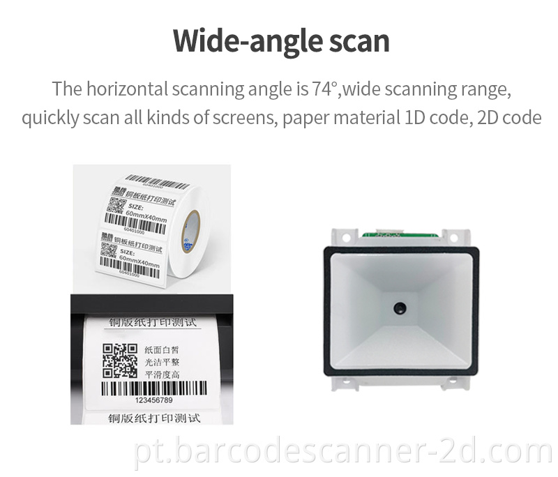 1D 2D desk barcode scanner